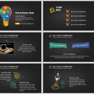 HandDraw Style Report PowerPoint Template