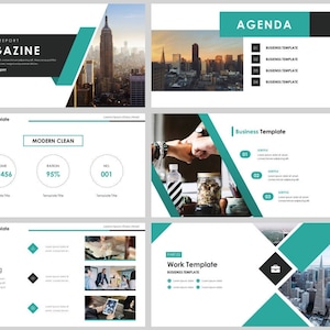 Minimal Business Annual Report PowerPoint Template
