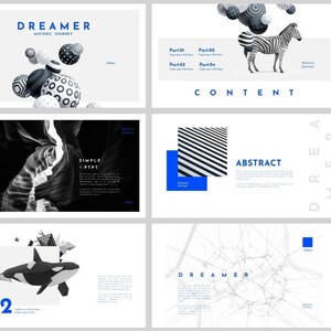 Modello di PowerPoint aziendale in stile rivista minimo