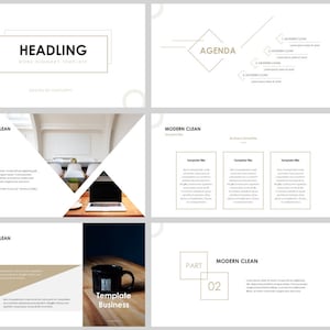 Minimal Business Annual Report PowerPoint Template
