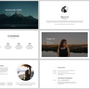 Simple Magazine Style PowerPoint Template 10