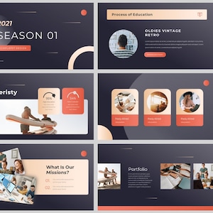 Minimal Magazine Style Business Annual Report PowerPoint Template