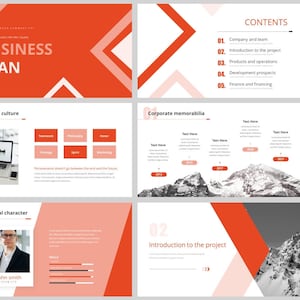 Minimal Business  Plan PowerPoint Template