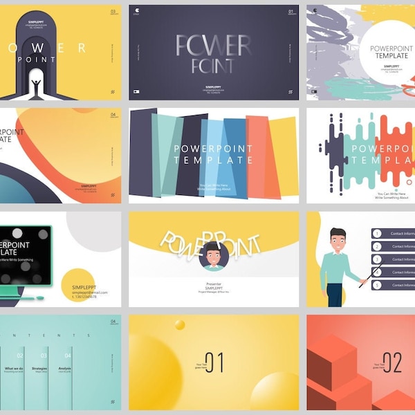 Simple & Modern  Business PowerPoint Template[season 02]