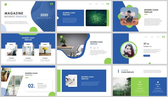 Powerpoint Background Magazine Design Magazine Layout Powerpoint Template
