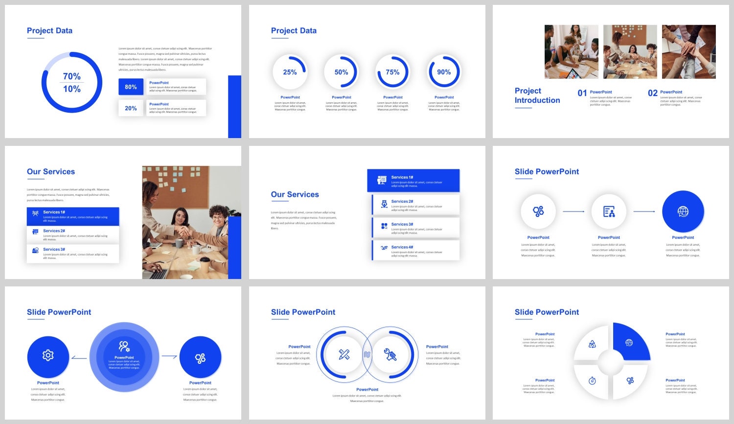 Modern Clean Business Plan Powerpoint Template - Etsy