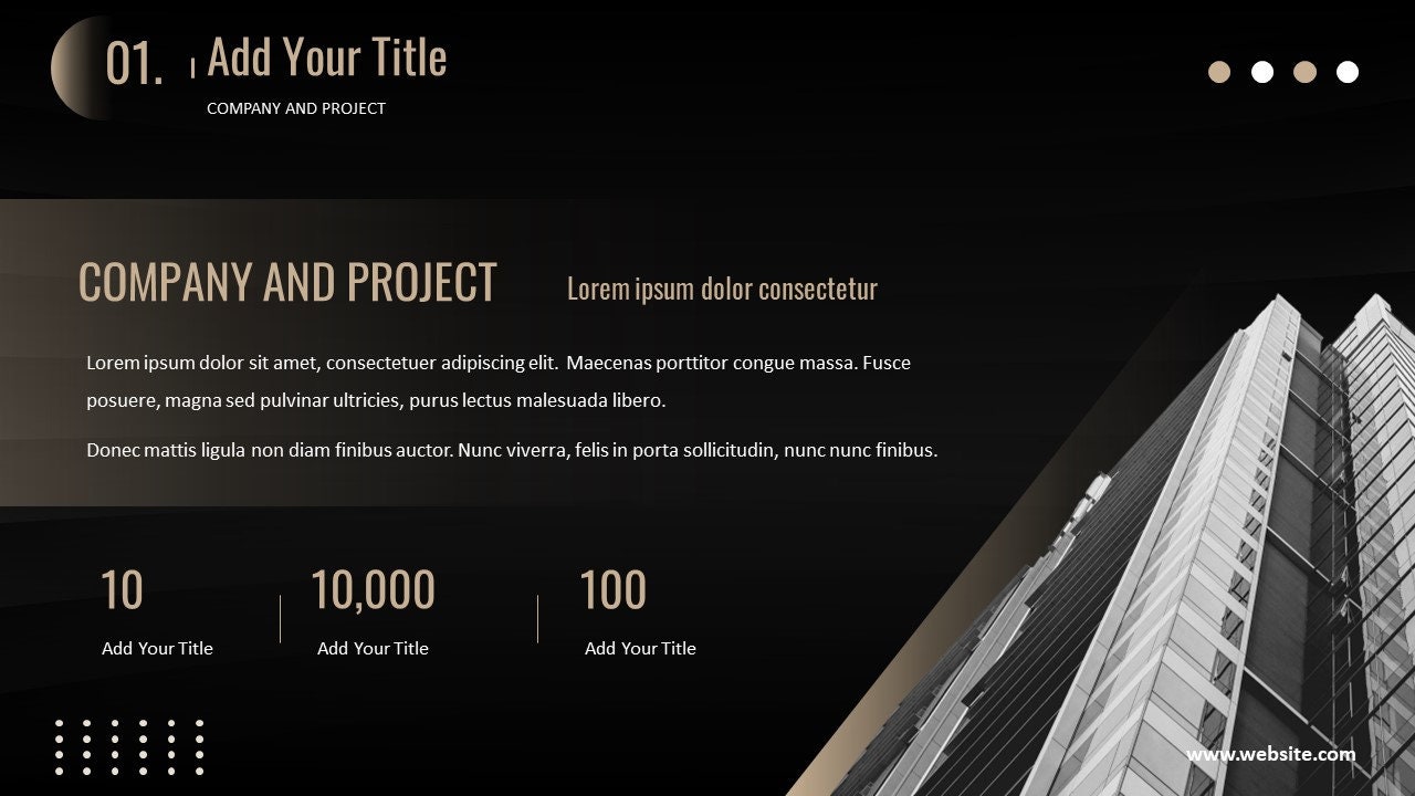 Black Gold Business Plan Powerpoint Template - Etsy