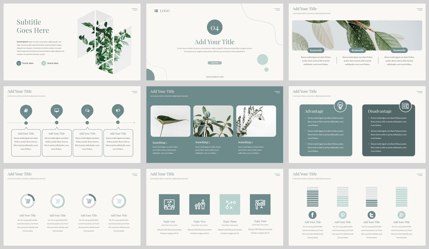 Minimal Modern Clean Business Powerpoint Template - Etsy Australia