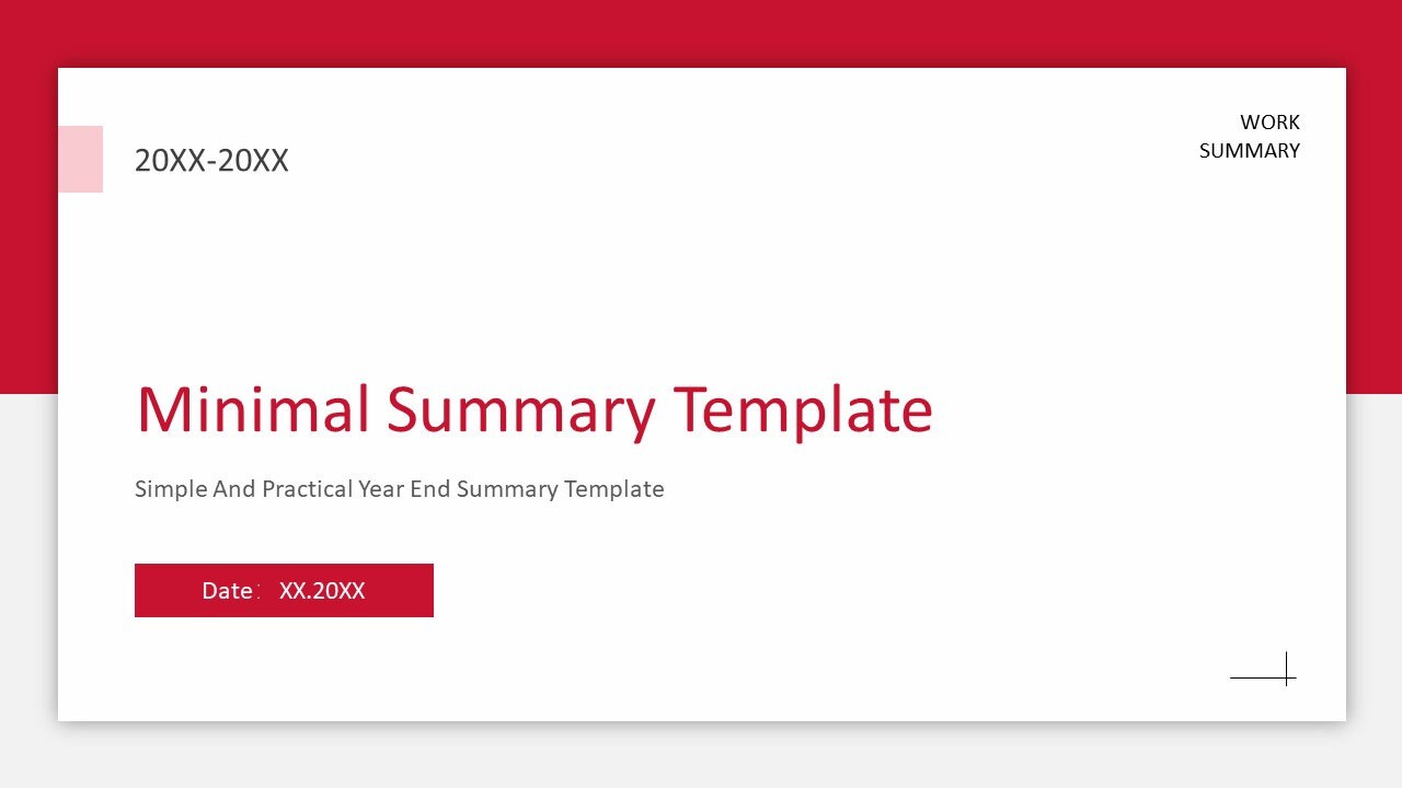 Modern Clean Business Work Summary Powerpoint Template - Etsy
