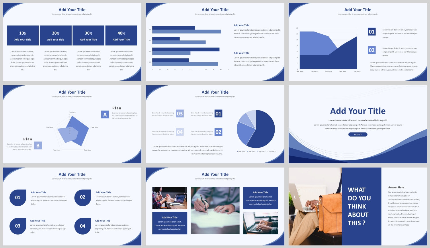 Minimal Modern Clean Style Powerpoint Template - Etsy