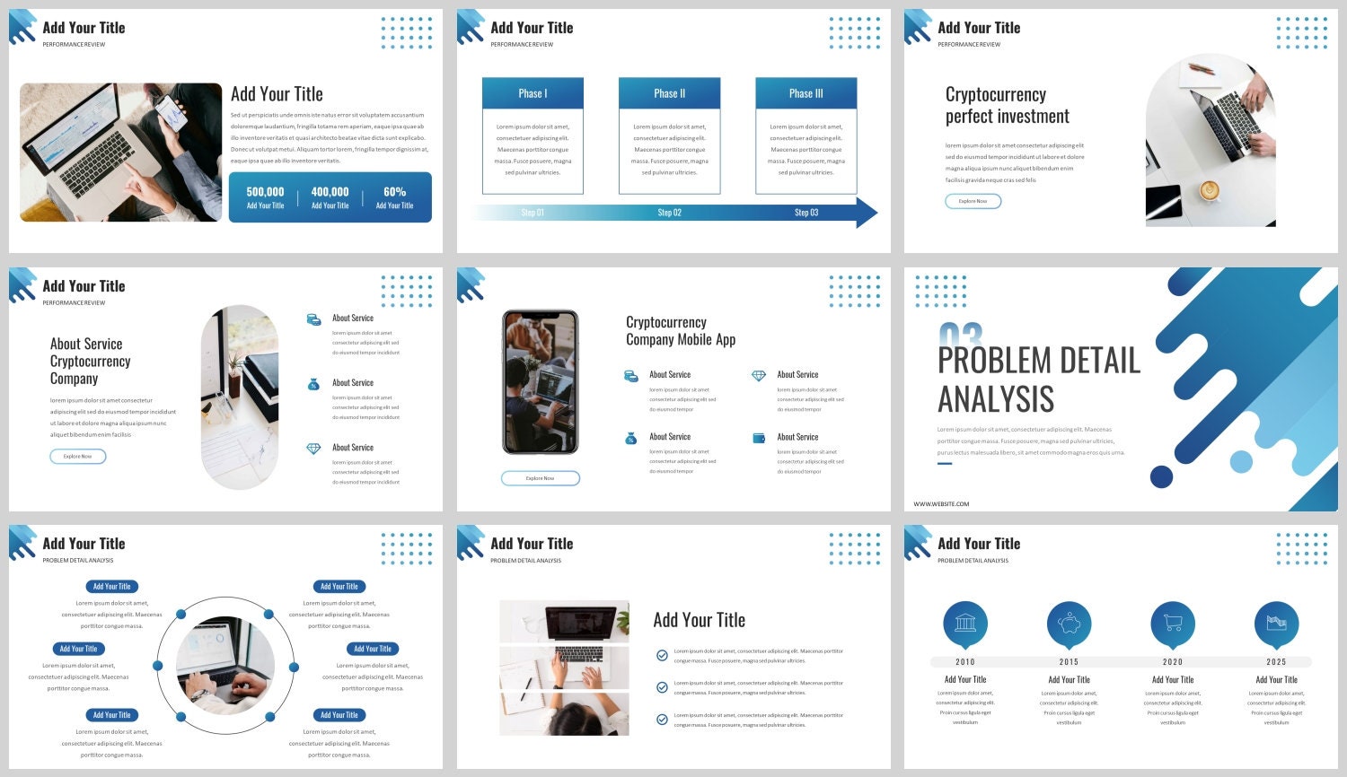 Minimal Clean Business Powerpoint Template - Etsy