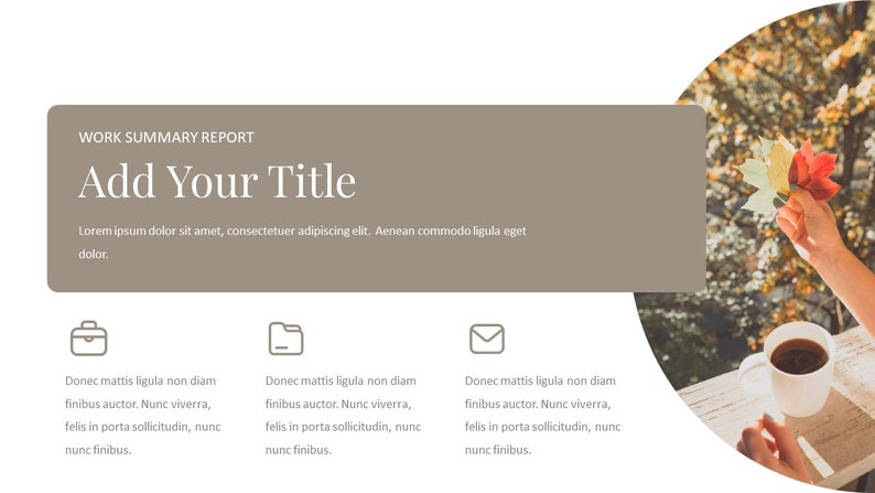 Minimal Clean Report Powerpoint Template - Etsy Australia