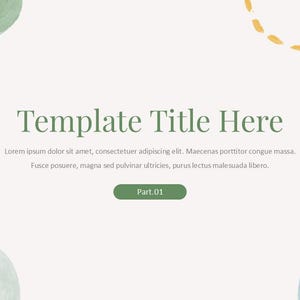 Minimal Clean Work Summary Powerpoint Template - Etsy