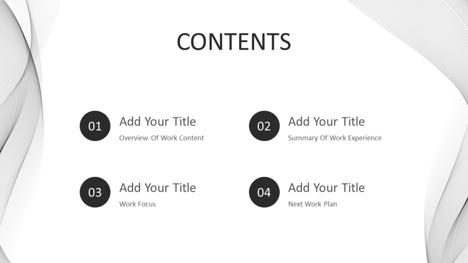 Black & White Business Powerpoint Template - Etsy