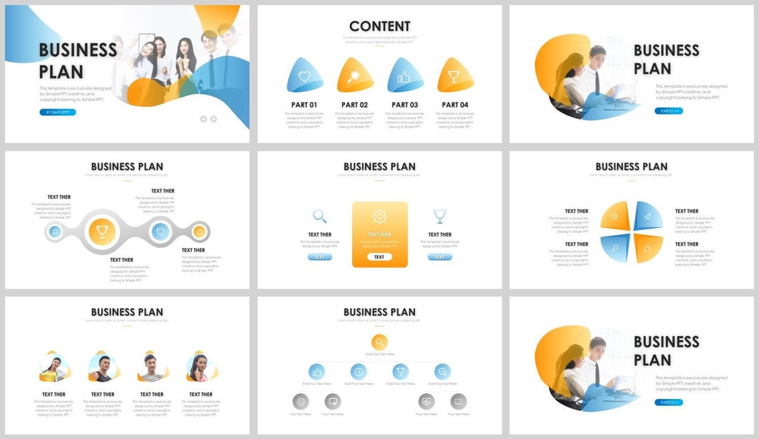 Minimal Business Plan Report Template - Etsy