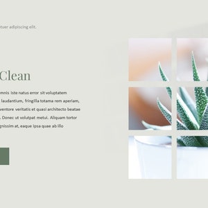 Minimal Modern Clean Report Powerpoint Template - Etsy