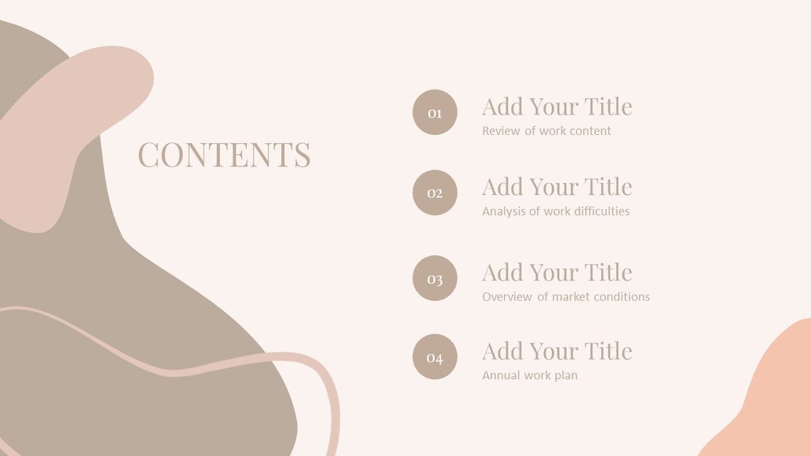 Minimal Retro Clean Summary Powerpoint Template - Etsy