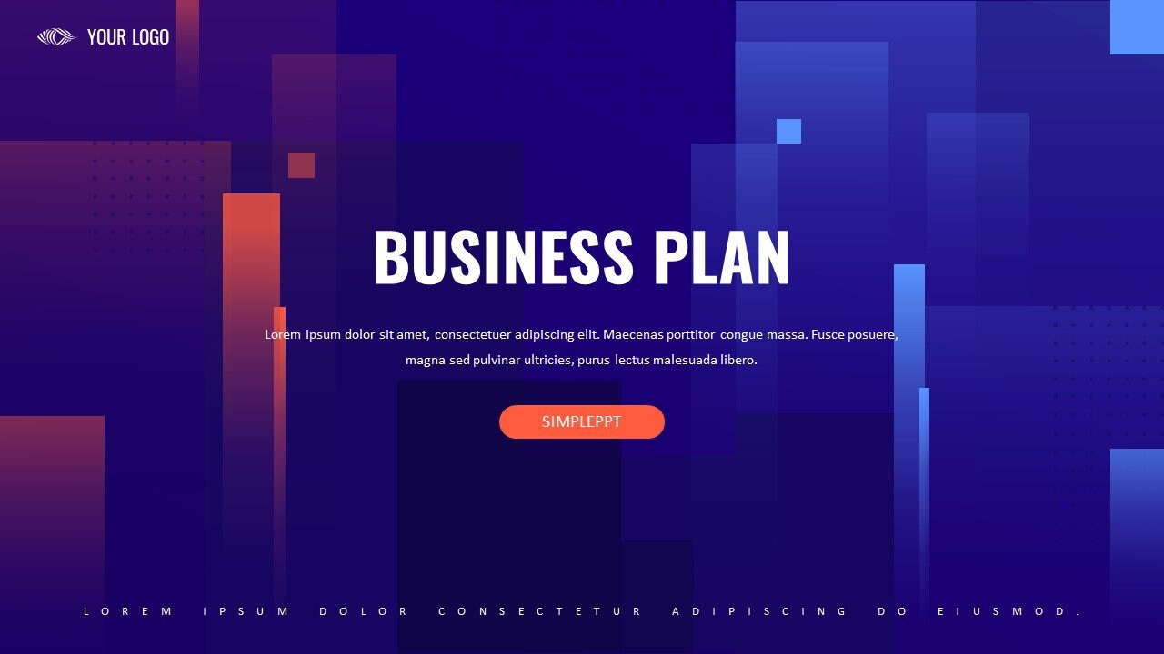 Modern Clean Business Plan Powerpoint Template - Etsy
