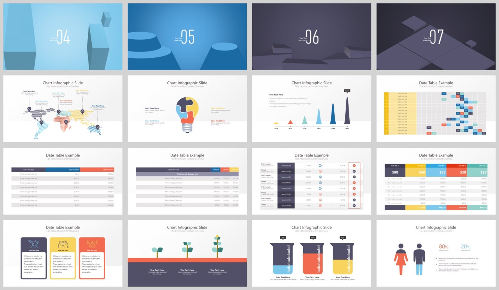 Simple & Modern Business Powerpoint Template[season 02] - Etsy