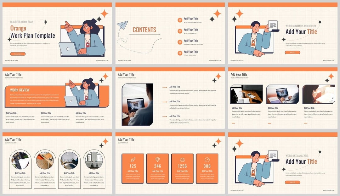 Minimal Modern Clean Style Powerpoint Template - Etsy