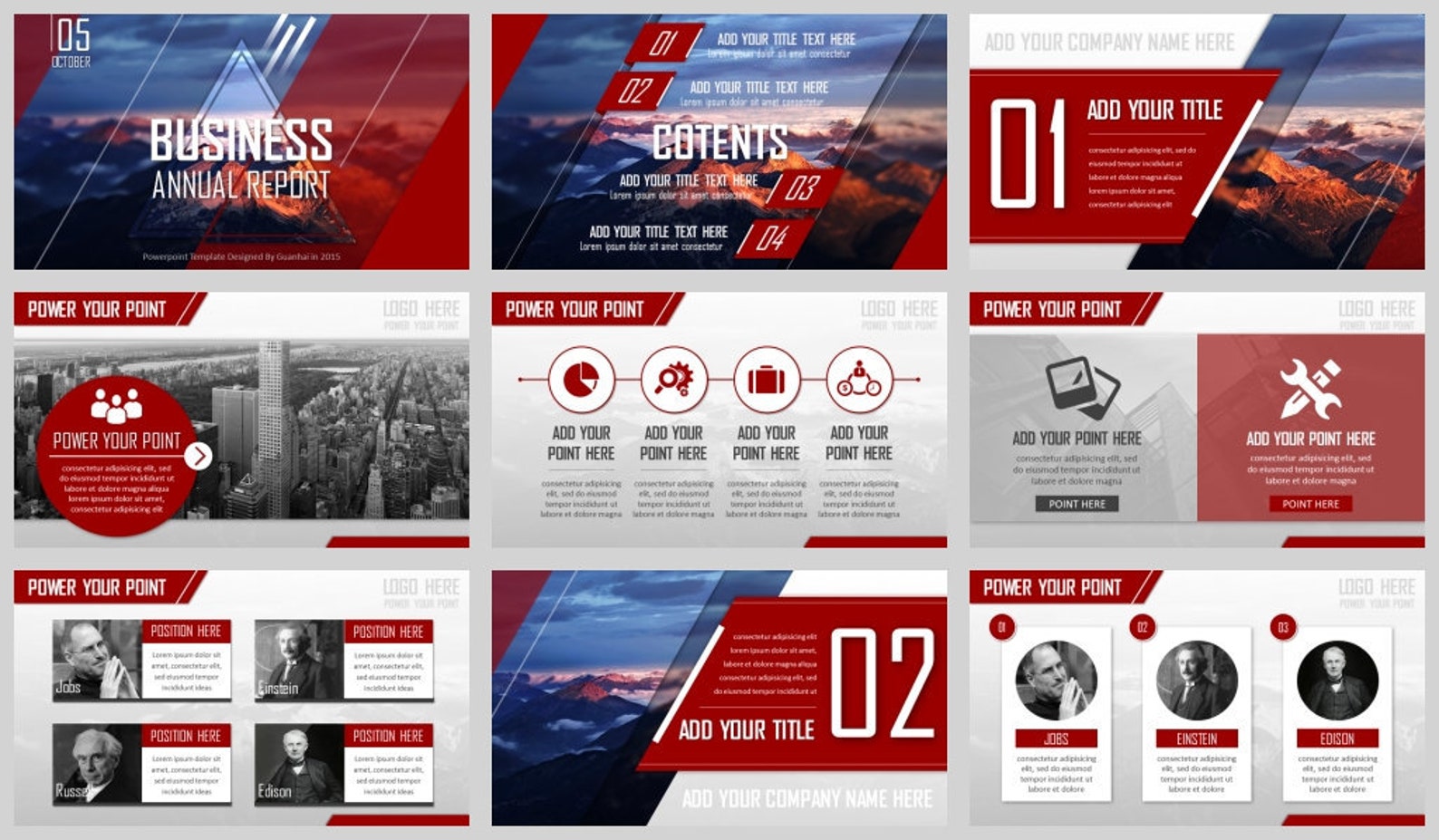 Powerpoint Magazine Template