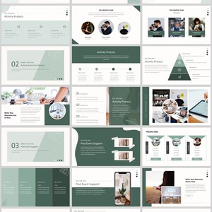 Minimal Modern Clean Style Powerpoint Template - Etsy