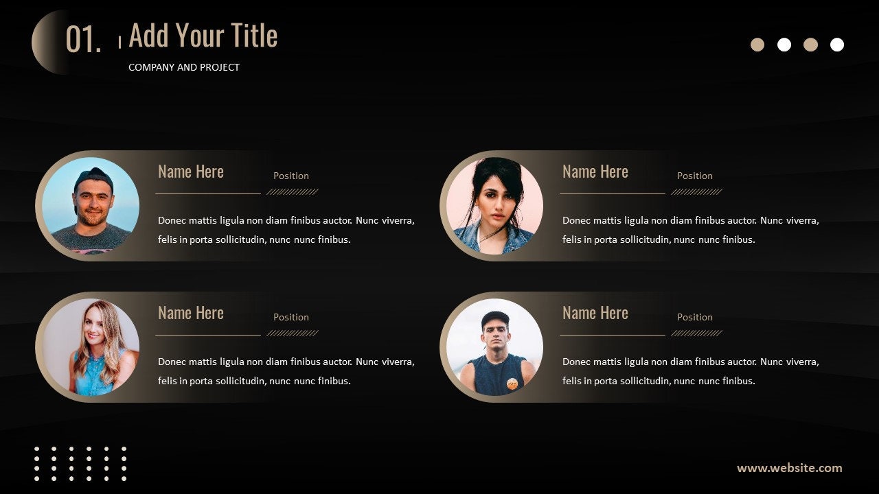 Black Gold Business Plan Powerpoint Template - Etsy