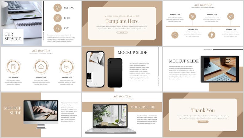 Minimal Clean Work Summary Powerpoint Template - Etsy
