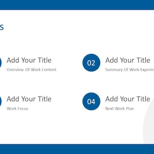 Modern Clean Business Work Summary Powerpoint Template - Etsy