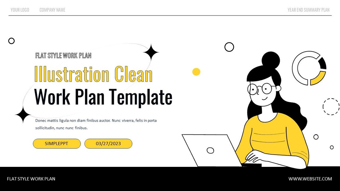 Minimal Modern Clean Style Powerpoint Template - Etsy