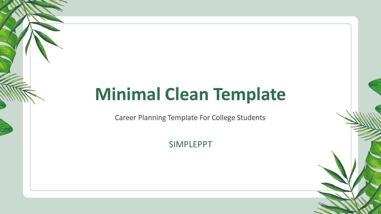 Minimal Magazine Style Powerpoint Template - Etsy Sweden