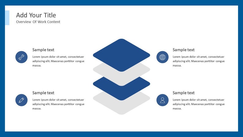 Modern Clean Business Work Summary Powerpoint Template - Etsy