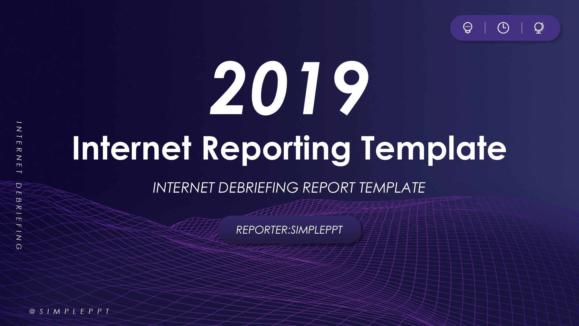 Minimal Internet Plan Report Template - Etsy