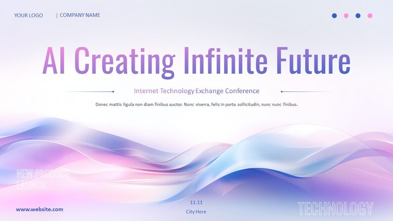 AI Creating Infinite Future Report Powerpoint Template - Etsy