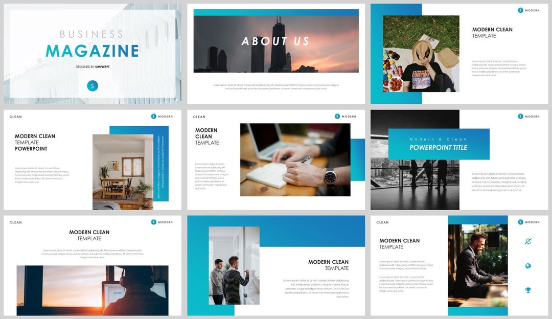 Template Powerpoint Mag Design Magazine Template Powerpoint