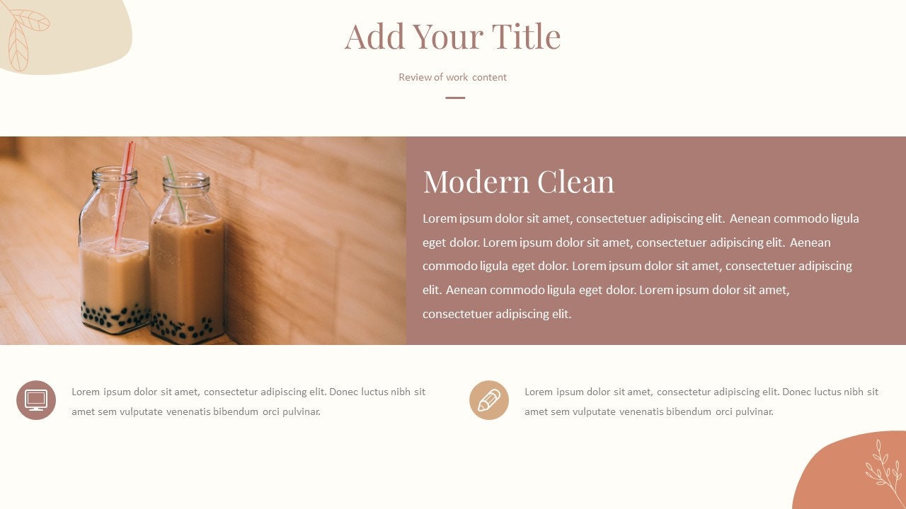 Minimal Modern Clean Powerpoint Template - Etsy