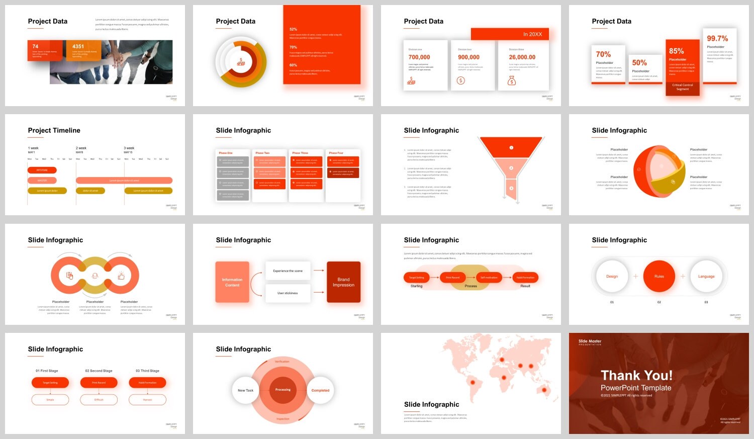 Modern Clean Business Plan Powerpoint Template - Etsy