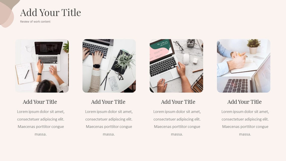 Minimal Retro Clean Summary Powerpoint Template - Etsy