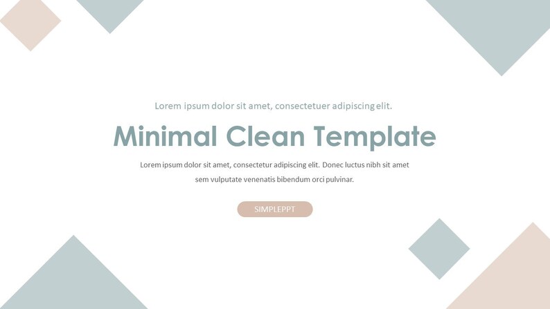 Minimal Modern Clean Business Powerpoint Template - Etsy