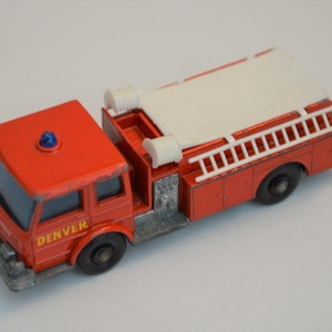 Matchbox Pumper Fire Truck - No. 29 - Vintage 1960s - Made in England - By Lesney