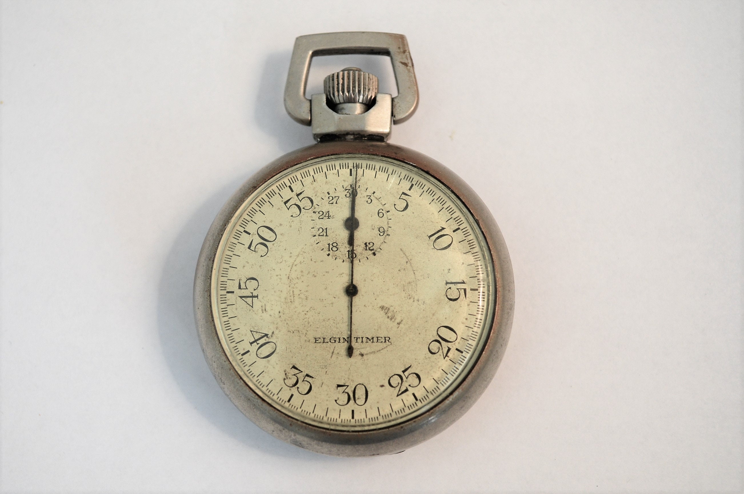 WWII Navy Elgin Stopwatch Vintage 1944 Etsy