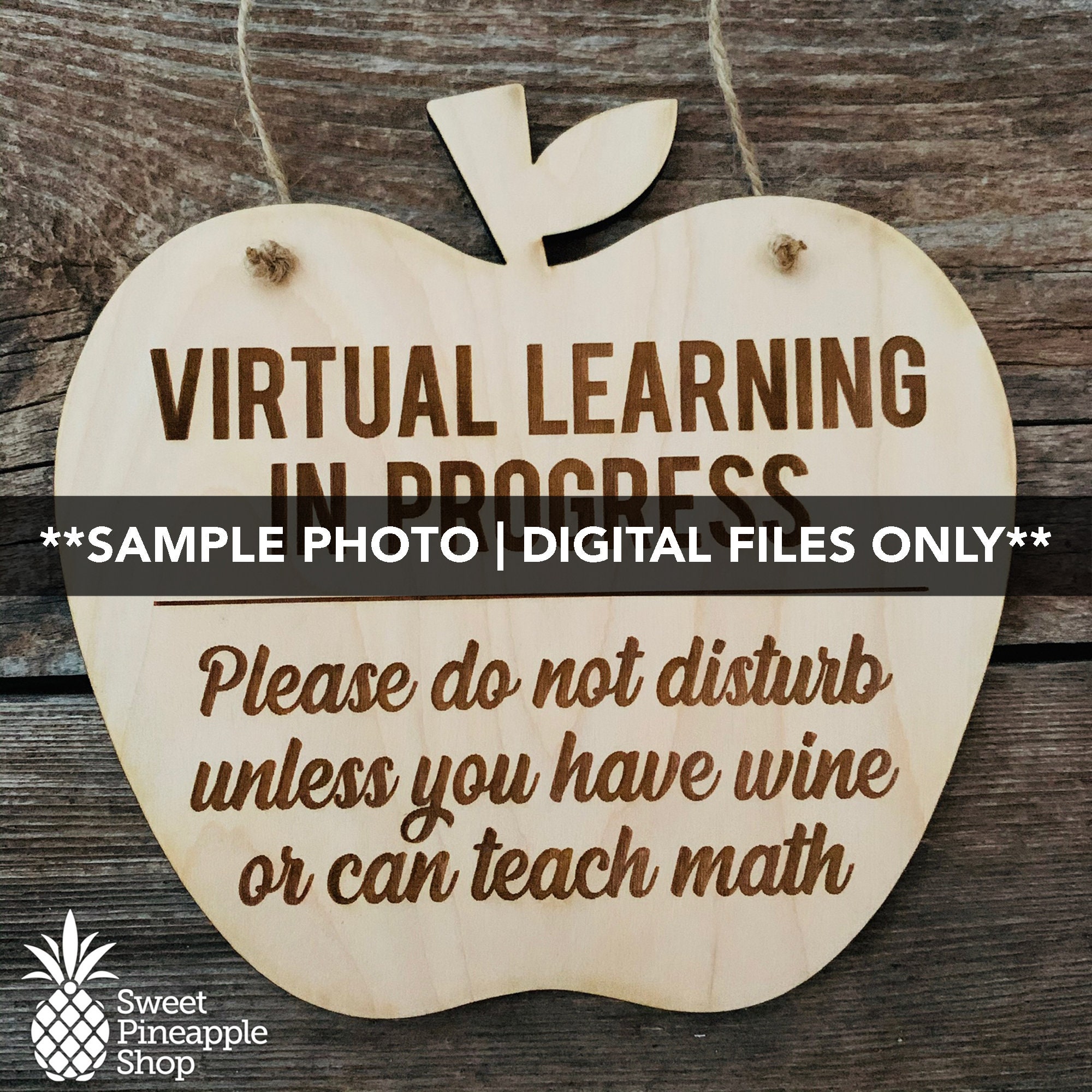 Virtual Learning in Progress Sign | E-learning | Distance Learning ...