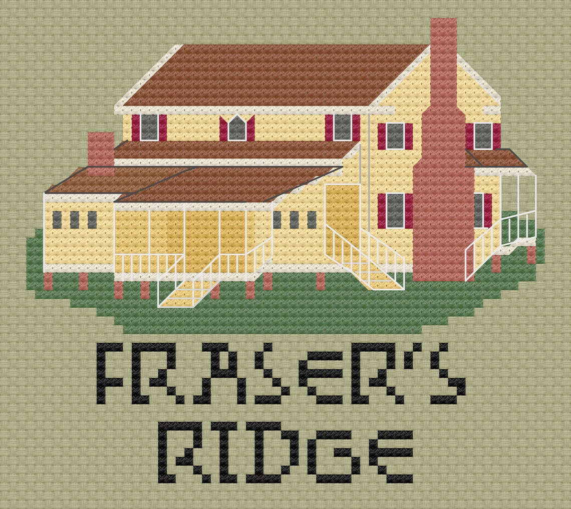 Outlander - Frasers Ridge: the Big House, Version One - Etsy