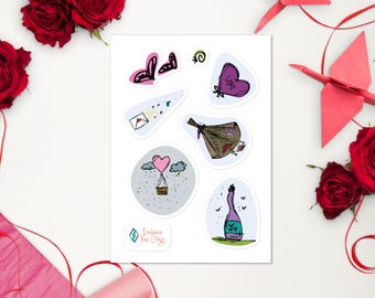 Love Gifts Sticker sheet