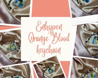 Enhypen Orange Blood keychain