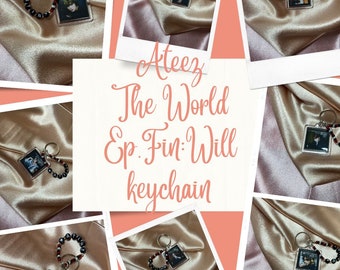 Ateez The World Ep.Fin:Will keychain