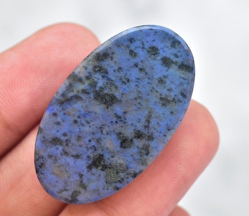 Loose Gemstone J-172 Dumortierite Cabochon Top Grade Dumortierite Gemstone Oval Shape 37.50 Ct 36x21x5 mm