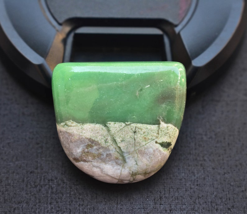 24x25x7 mm Loose Gemstone F621 Top Grade Variscite Gemstone High Quality For Jewelry Fancy Shape 37.10 Ct Variscite Cabochon AA+