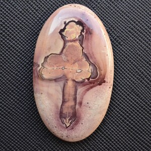 Cabujón de jaspe grano de café / Piedra preciosa de jaspe grano de café con patrón único y raro / Forma ovalada 48,15 ct. / 43x25x5 mm. / Piedra preciosa suelta G-804
