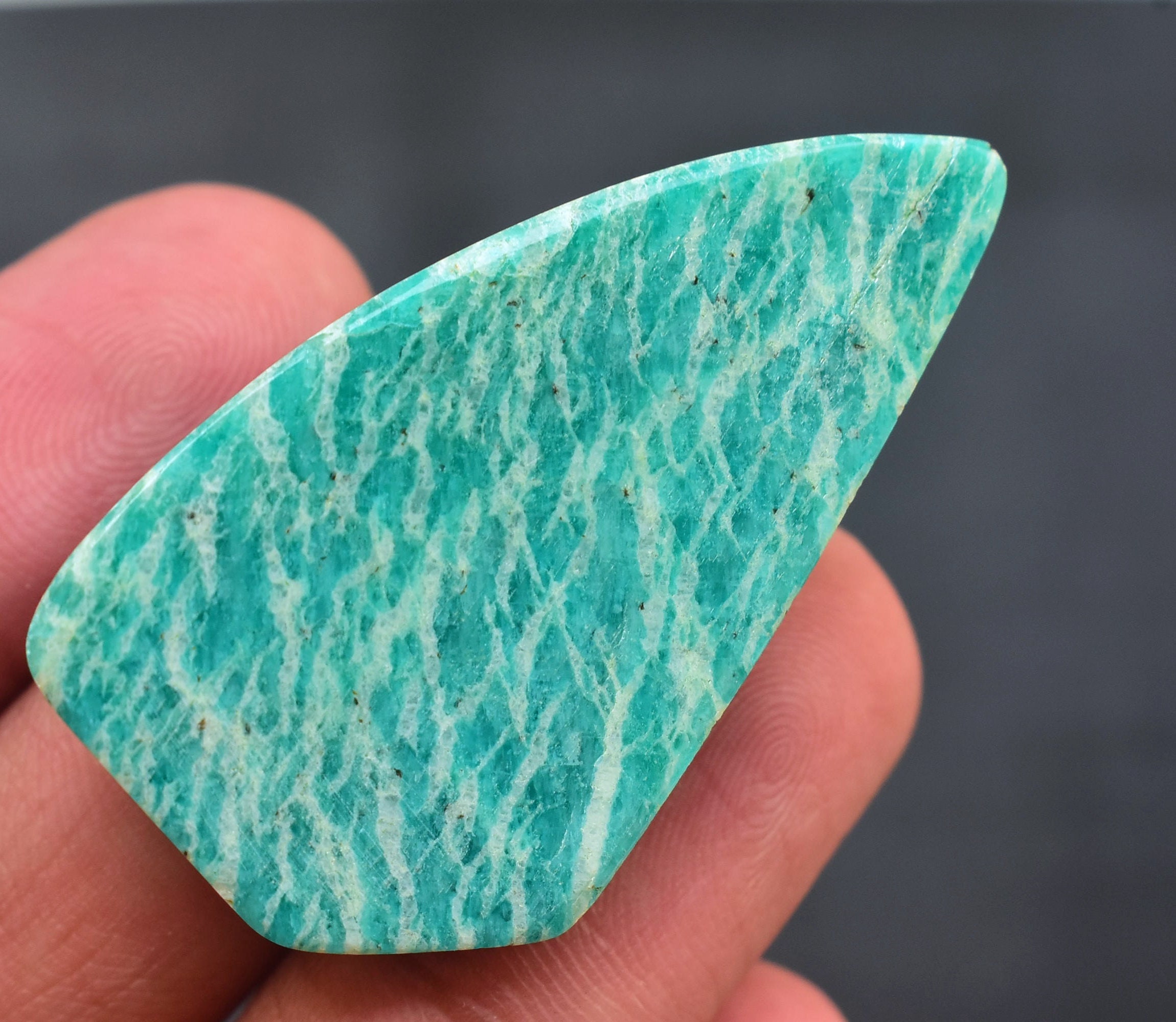 Amazonite Cabochon / High Quality Amazonite Gemstone / Rare Etsy
